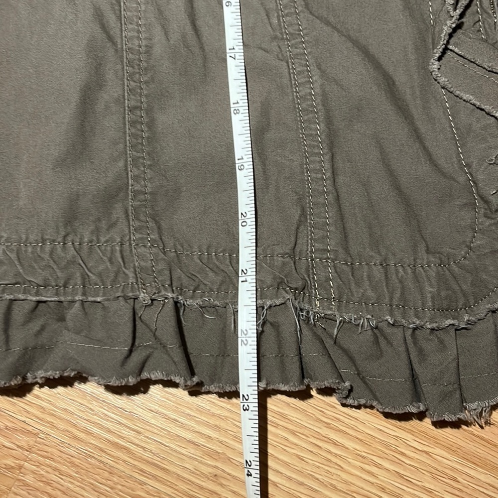 Euc Loft Jacket, Light Weight. Size Large. Army G… - image 8